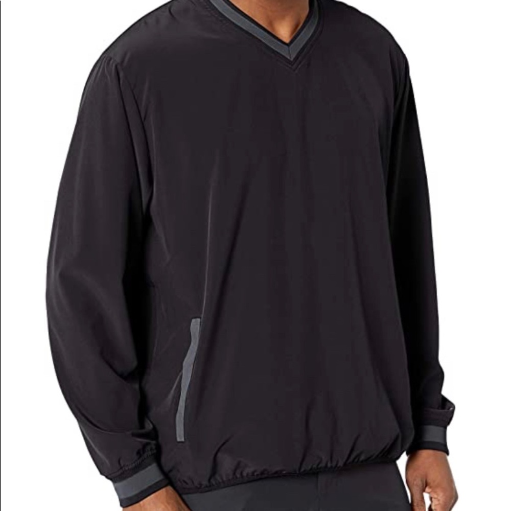 ProTour V-neck pullover water repellent fabric